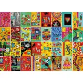 Magnolia Puzzle Popart Mosaic - 1000 pièces puzzle adulte