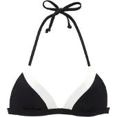 LASCANA Hauts de bikini noir / blanc