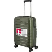 Travelite Air Base, Trolley, Hard Shell, Olive, Small, 4 Wheel, TSA Combination Lock