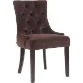 CLP Chaise de salle à manger Aberdeen velours