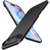 Torras - SlimFit MagSafe Series - iPhone 17 Air - Black (Apple iPhone 17 Pro), Coque pour téléphone portable, Noir