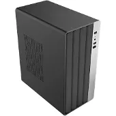 CoolBox COO-PCM870-1, tour de taille moyenne, pour PC, couleur noire, compatible ITX, Micro ATX, alimentation 500 W, emplacements pour disques 3,5 et 2,5