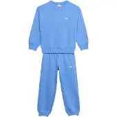 Adidas Originals Loose Crew&jogger Set Bleu 4-5 Years Enfants