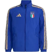 Adidas Veste de sport 'Italien Anthem' bleu roi / jaune d'or