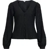 Vila Laila Long Sleeve Blouse Noir M Femme