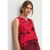 Street One Haut rose clair / rouge / bordeaux
