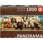 Sonstige Verlage Puzzle panoramique 1000 pièces Chiens sur la plage 19038