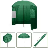 The Living Store Parapluie de pêche Vert 240x210 cm