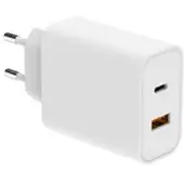 WE Chargeur secteur USB + USB-C WEAL1USB1USBC65W 65W Blanc
