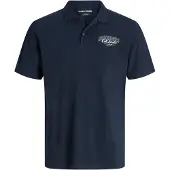 Jack & Jones Makoto Kurzarm polo shirt Blau L Herren Blau L