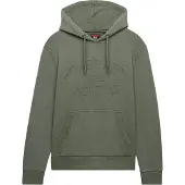 Superdry Athletic Emboss Relaxed Fit Hoodie Vert 2XL Homme