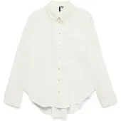 Vero Moda Mymilo Long Sleeve Shirt Blanc M Femme