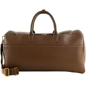 Ted Baker Cuir sac de voyage Siimons Pebbled Leather Holdall Tan brun