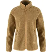Fjällräven Vardag Pile Fleece Avec fermeture éclair sur toute la longueur Marron S Femme Marron S