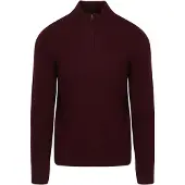 Steppin' Out Pull Half Zip Laine Merino Bordeaux
