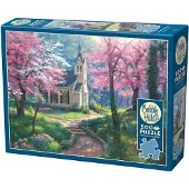 Cobble Hill L'Étreinte du Printemps – Puzzle 500 pièces