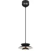 TRIO Conception de la lampe suspendue Amarila noir Ø 25cm