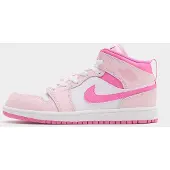 Jordan Aj1 Mid - Sneakers Bébé - Rouge - Pointure 35 - Maille/synthétique
