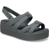 Crocs Brooklyn Low Wedge Sandals Argenté EU 39-40 Femme