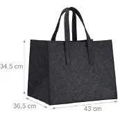 Relaxdays 4052025956196 chariots et supports de bûches pour cheminées