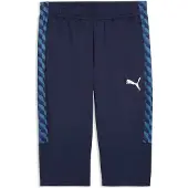 Puma Hommes, Bas de sport, teamLIGA26 Training 3/4 Pants (S), Bleu, Blanc