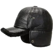 INF Chapeau d'hiver - Casquette avec oreillettes Grey M