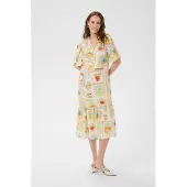 Culture Robe 'CUOrange' beige clair / mélange de couleurs