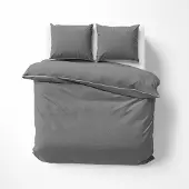 Detexpol Deco4Home Literie Makosatin Pure | 160x200cm | Trimmer | Gris