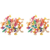 Semoic 200 Pcs Reflux Incense Coins Aromatherapy Lavender Rose Jasmine