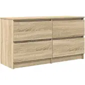 vidaXL Armoire TV Chêne Sonoma 100x35x54 cm Bois composite