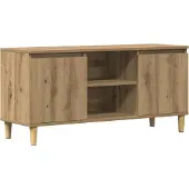 vidaXL Armoire TV Artisan-Chêne 102x35x50 cm Bois composite