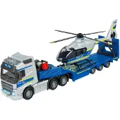 Majorette Simba Dickie FH-16 Police Truck + Helicopter 213716000