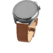 FIXED Bracelet Leather Strap en cuir de 22 mm de large pour smartwatch, brun