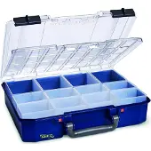 Raaco CarryLite 80 4x8-12/DLU Bleu Polycarbonate (PC), Polypropylène (PP)