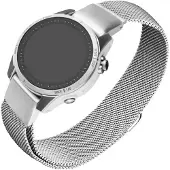 FIXED Sangle en filet QuickFit, 20 mm, argent (Acier inoxydable, Métal), Sangles de montre, Argent