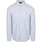 Tommy Hilfiger Chemise 'HERITAGE' bleu clair / blanc