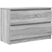 vidaXL Armoire TV Gris Sonoma 80x35x54 cm Bois composite