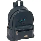 Safta Stitch Gray 9l 24x28x12 Cm Mini Backpack Noir Enfants