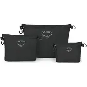 Osprey Ultralight Zipper Sack Set Wash Bag Noir