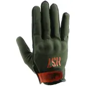 Helstons Bolt Perforated Leather Gloves Vert 11