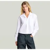 G-Star Chemise Resort Boxy Relaxed - Blanc - Femmes