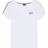 Emporio Armani pour femme. 7W001220_AF12503 T-shirt Italian Spirit blanc (M), Casuel, Coton, Manche courte