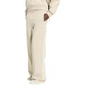 Adidas Pantalon de sport 'KIT 3-Stripes Wide' chamois / blanc