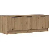 vidaXL Armoire TV Artisan-Chêne 102x35x36,5 cm Bois composite