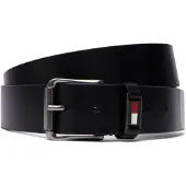 Tommy Hilfiger Ceinture 'Scanton Roller Buckle' noir