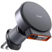 Mcdodo Chargeur de voiture MagSafe avec câble de charge, Adaptateur pour véhicule, Noir