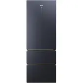Haier HTW7720ENMB French Door WIFI -CONNECTED Réfrigérateur-congélateur 3 portes - Obsidian Black Inox
