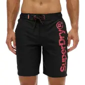 Superdry Boardshorts rouge / noir