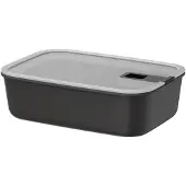 Mepal Easyclip Aufbewahrungsbehälter 1500ml Nordic Black, Boîte de conservation, Noir
