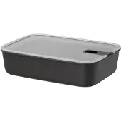 Mepal Easyclip Aufbewahrungsbehälter 2250ml Nordic Black, Boîte de conservation, Noir